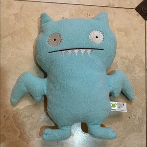 Blue Plush Monster Stuffed Toy